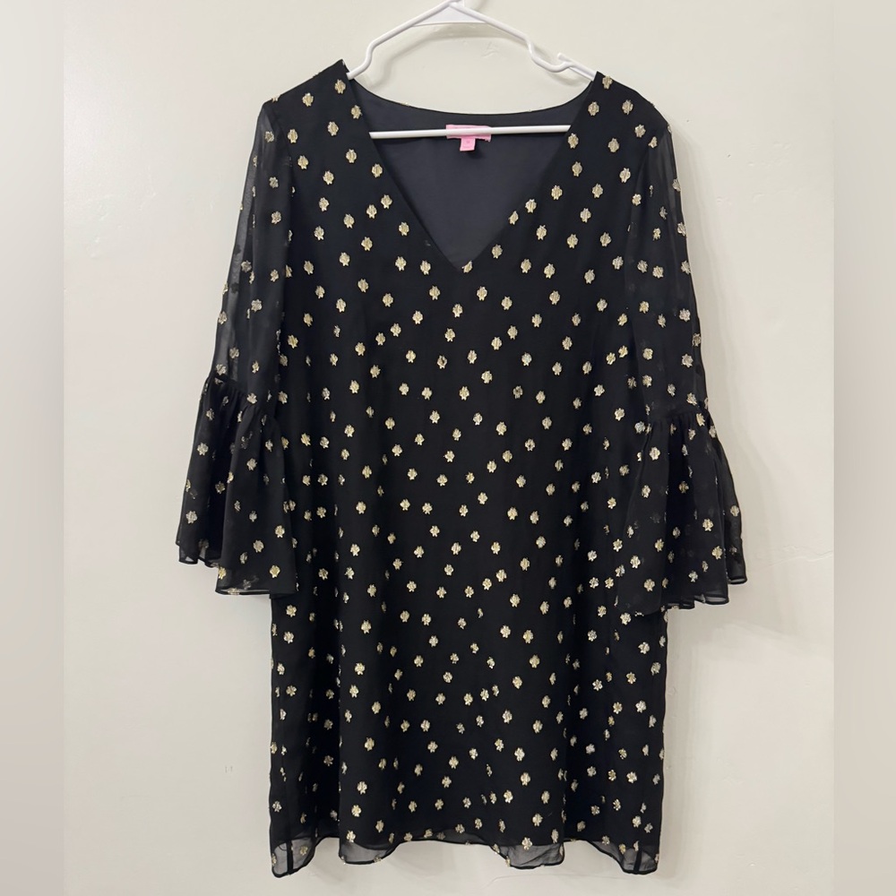 Lilly Pulitzer Caroline silk tunic dress size 12 - Picture 2 of 15